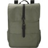 Sac à dos  en polyester rPET avec rabat - Lyric Matières : métal Couleurs : gris clair cadeau affaires élégant