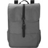 Sac à dos  en polyester rPET avec rabat - Lyric Matières : métal Couleurs : gris cadeau entreprise pas cher