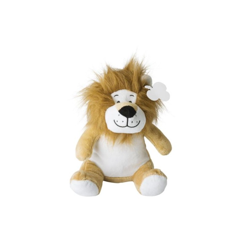Peluche personnalisée en polyester  'Lion' - Serenity Matières : polyester Couleurs : beige cadeau entreprise pas cher