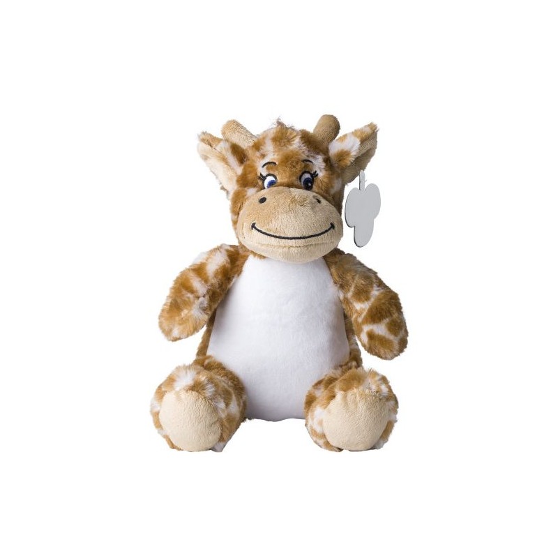 Peluche en polyester personnalisée 'Girafe' - Cadeau d'Entreprise Rick Matières : polyester Couleurs : orange