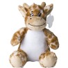 Peluche en polyester personnalisée 'Girafe' - Cadeau d'Entreprise Rick Matières : polyester Couleurs : orange