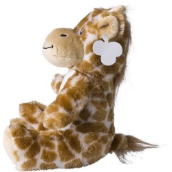 Peluche en polyester personnalisée 'Girafe' - Cadeau d'Entreprise Rick Matières : polyester Couleurs : orange goodies publicitai