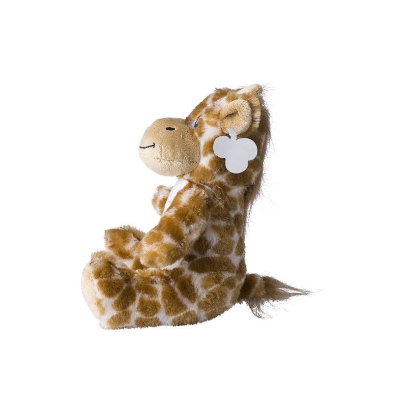 Peluche en polyester personnalisée 'Girafe' - Cadeau d'Entreprise Rick Matières : polyester Couleurs : orange goodies publicitai