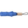 Parapluie pliable personnalisé en polyester - Brooklyn Matières : bois Couleurs : blanc objet publicitaire robuste