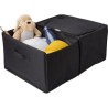 Organiseur pliable isotherme pratique de voiture personnalisé Thatcher Matières : carton Couleurs : noir personnalisable avec vo