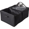 Organiseur pliable isotherme pratique de voiture personnalisé Thatcher Matières : carton Couleurs : noir marquage laser ultra pr