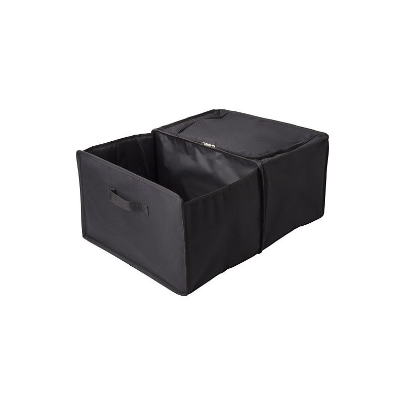 Organiseur pliable isotherme pratique de voiture personnalisé Thatcher Matières : carton Couleurs : noir livraison express 24h 4