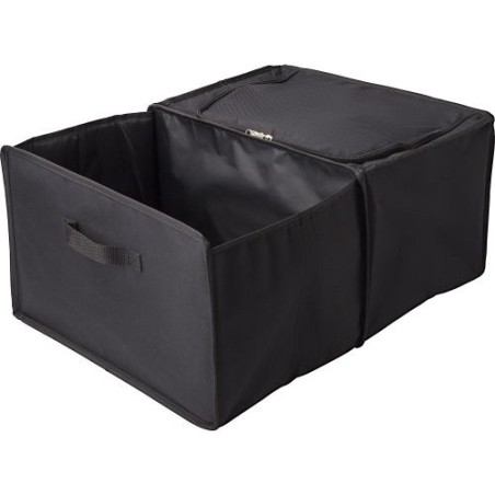 Organiseur pliable isotherme pratique de voiture personnalisé Thatcher Matières : carton Couleurs : noir livraison express 24h 4