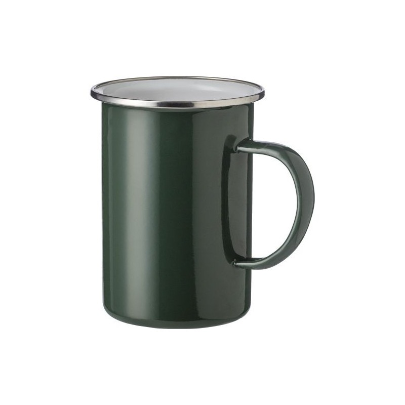 Mug Émaillé Personnalisé en Acier Inoxydable - Ayden marquage laser ultra précis