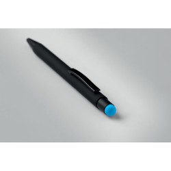 Stylo aluminium chic personnalisé - NEGRITO Matières : aluminium Couleurs : turquoise accessoire événementiel unique