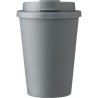 Mug incassable double paroi de 350 ml en plastique PP - Gabriela Matières : silicone Couleurs : gris
