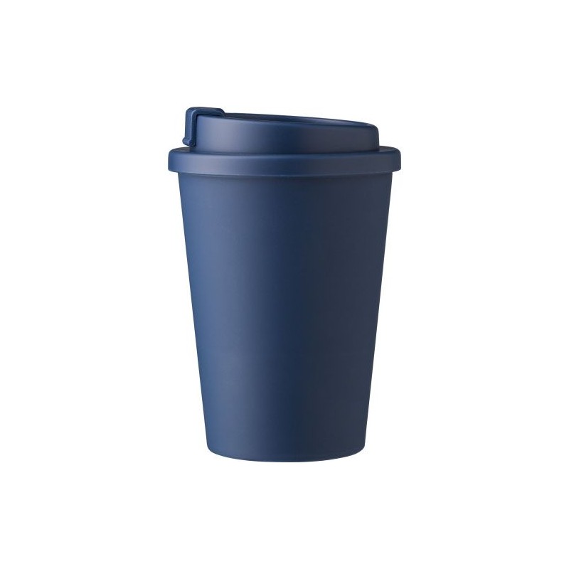 Mug incassable double paroi de 350 ml en plastique PP - Gabriela Matières : silicone Couleurs : gris cadeau client original