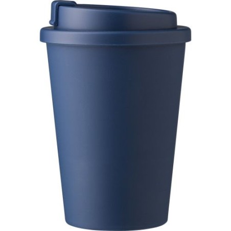 Mug incassable double paroi de 350 ml en plastique PP - Gabriela Matières : silicone Couleurs : gris cadeau client original