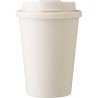 Mug incassable double paroi de 350 ml en plastique PP - Gabriela Matières : silicone Couleurs : beige goodies publicitaire événe