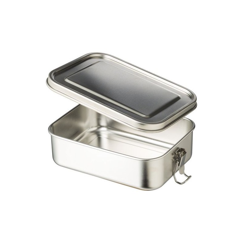 Lunch box personnalisée en acier inoxydable - Kasen, design durable Matières : acier inoxydable Couleurs : argenté personnalisab