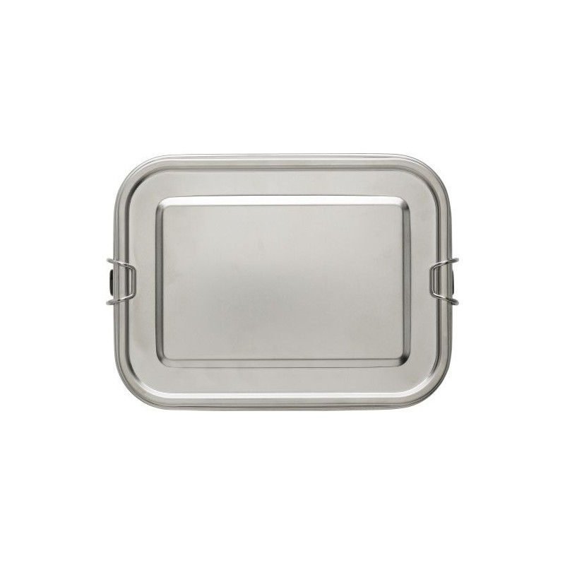Lunch box personnalisée en acier inoxydable - Kasen, design durable Matières : acier inoxydable Couleurs : argenté goodies publi