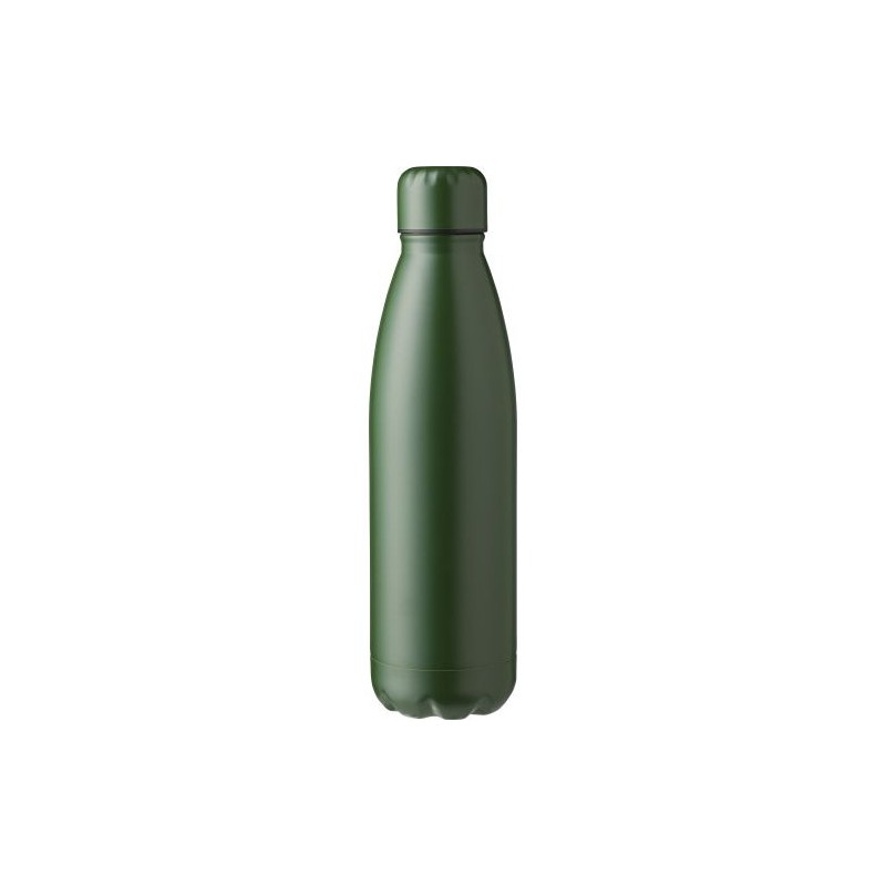 Gourde isotherme  double paroi 500 ml en acier inoxydable - Amara Matières : silicone Couleurs : vert