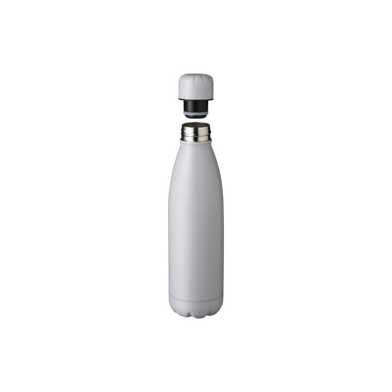 Gourde isotherme  double paroi 500 ml en acier inoxydable - Amara Matières : silicone Couleurs : vert cadeau entreprise pas cher