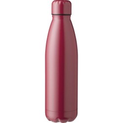 Gourde isotherme  double paroi 500 ml en acier inoxydable - Amara Matières : silicone Couleurs : bordeaux marquage laser ultra p