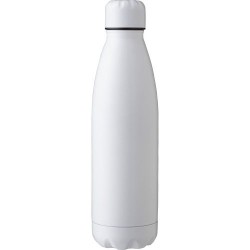 Gourde isotherme  double paroi 500 ml en acier inoxydable - Amara Matières : silicone Couleurs : blanc cadeau entreprise pas che