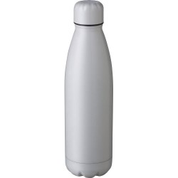 Gourde isotherme  double paroi 500 ml en acier inoxydable - Amara Matières : silicone Couleurs : blanc objet promotionnel éco-re