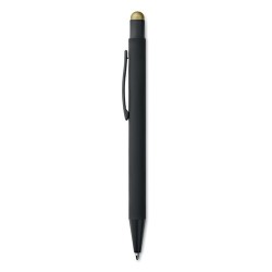 Stylo aluminium chic personnalisé - NEGRITO Matières : aluminium Couleurs : doré marquage laser ultra précis