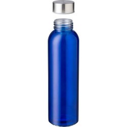 Gourde personnalisable en verre coloré de 500 ml - Maxwell Matières : métal Couleurs : bleu cobalt goodies publicitaire événemen