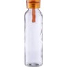 Gourde en verre  de 500 ml avec dragonne - Anouk Matières : silicone Couleurs : orange
