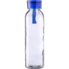 Gourde en verre  de 500 ml avec dragonne - Anouk Matières : silicone Couleurs : bleu clair goodies publicitaire événementiel