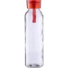 Gourde en verre  de 500 ml avec dragonne - Anouk Matières : silicone Couleurs : rouge personnalisable avec votre logo