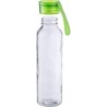 Gourde en verre  de 500 ml avec dragonne - Anouk Matières : silicone Couleurs : rouge personnalisation rapide en France