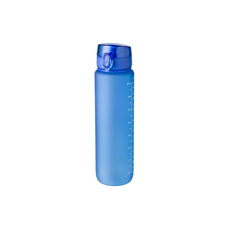 Gourde  touché gomme de 1 000 ml Brinley Matières : fer Couleurs : noir goodies personnalisé en stock