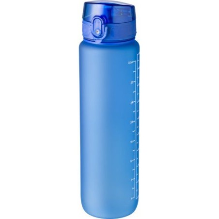 Gourde  touché gomme de 1 000 ml Brinley Matières : fer Couleurs : noir goodies personnalisé en stock