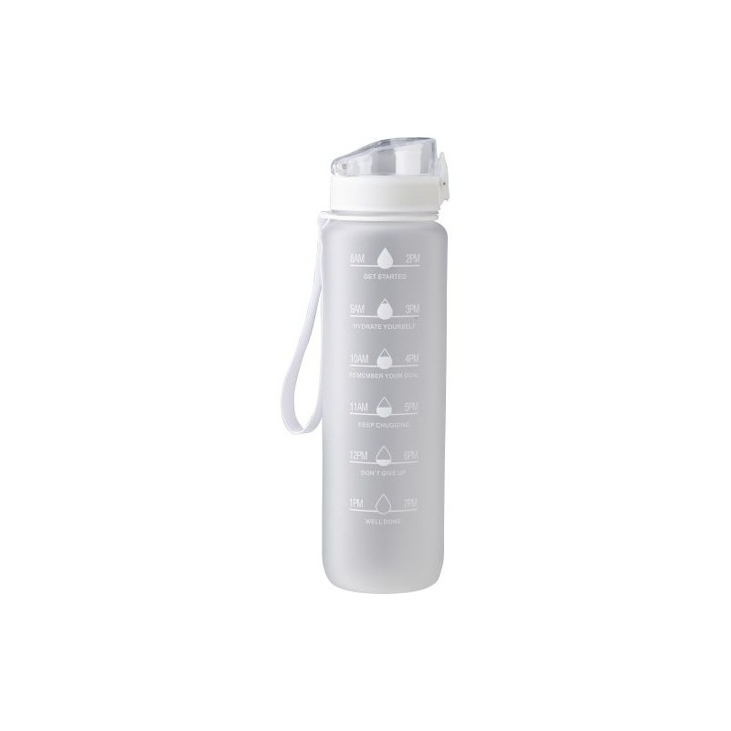 Gourde  touché gomme de 1 000 ml Brinley Matières : fer Couleurs : translucide personnalisable avec votre logo