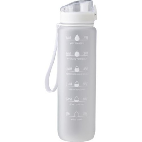 Gourde  touché gomme de 1 000 ml Brinley Matières : fer Couleurs : translucide personnalisable avec votre logo