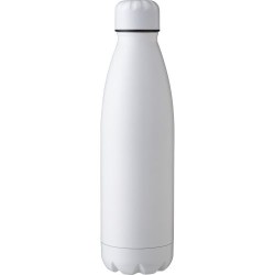 Gourde  en acier inoxydable de 750 ml - Makayla Matières : silicone Couleurs : blanc goodies publicitaire événementiel