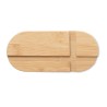 Support Pratique en Bambou Personnalisé pour Tablette/Smartphone ROBIN Matières : bambou Couleurs : bois impression haute défini
