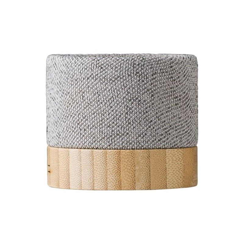 Enceinte sans fil  en bambou - Cory Matières : carton Couleurs : gris cadeau entreprise pas cher