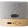Enceinte sans fil  en bambou - Cory Matières : carton Couleurs : gris impression haute définition