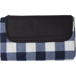 Couverture Éco-responsable de Pique-Nique en rPET - Vesper Matières : polyester Couleurs : noir accessoire événementiel unique