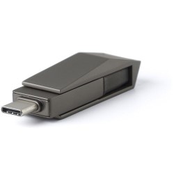 Clé USB 64 Go Personnalisée Twist 3.0 - Dorian Matières : alliage de zinc Couleurs : gun cadeau entreprise pas cher