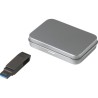 Clé USB 64 Go Personnalisée Twist 3.0 - Dorian Matières : alliage de zinc Couleurs : gun cadeau client original