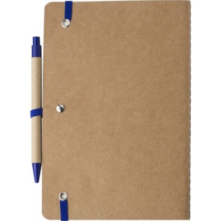 Carnet A5 Éco-responsable en Carton Recyclé Personnalisé - Theodore Matières : caoutchouc Couleurs : rouge goodies entreprise de