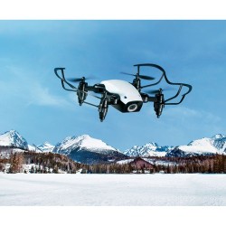 Drone Wifi personnalisé pour photos et vidéos en plein air - DRONIE Matières : ABS Couleurs : blanc marquage laser ultra précis