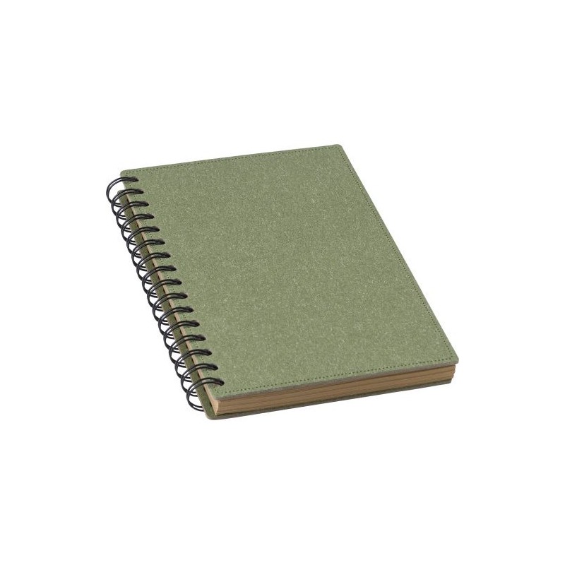 Carnet à spirale recyclé Caleb - Éco-responsabilité avec style