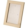 Cadre photo personnalisé en bambou - Lawson Matières : fer Couleurs : brun personnalisable avec votre logo