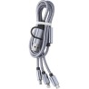 Câble de charge personnalisé indispensable - Leif pas cher Matières : métal Couleurs : argenté