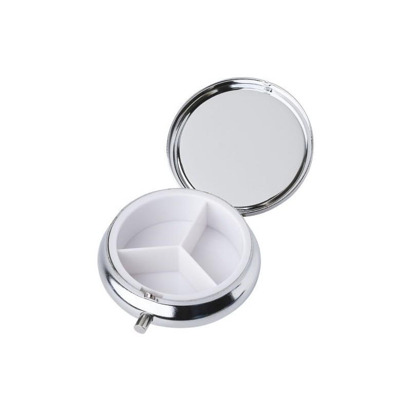 Boîte à Pilules en Métal Zara - Élégance et Praticité