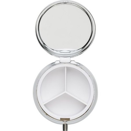 Boîte à Pilules en Métal Zara - Élégance et Praticité