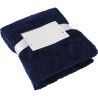 Plaid polaire gaufré en flanelle de polyester personnalisable Nikolaï Matières : polyester Couleurs : bleu cadeau client origina